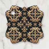 Golvende Vierkante Bedankjes Labels (Voorkant)