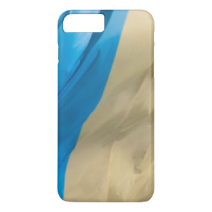 Golvende Vlag van de Oekraïne Case-Mate iPhone Case