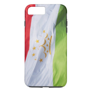 Golvende Vlag van Tajikistan Case-Mate iPhone Case