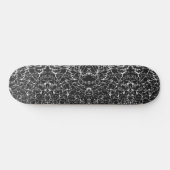 GOLVENDE ZWART EN WIT PERSOONLIJK SKATEBOARD (Horizontaal)