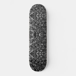 GOLVENDE ZWART EN WIT PERSOONLIJK SKATEBOARD