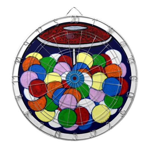 Gom Ball-machine Dartbord (Voorkant)