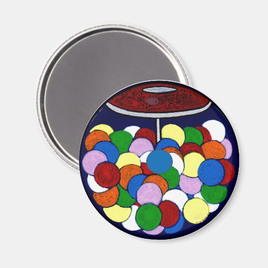 Gom Ball-machine Magneet (Voorkant / Achterkant)