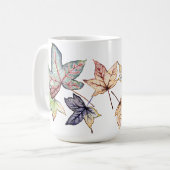 Gom-boombladeren in de Herfst Koffiemok (Voorkant links)