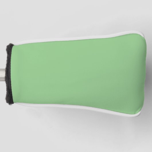 gom leder, Bleek leder, pixie groen, Golfheadcover (Voorkant)