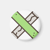 gom magneet (Voorkant)