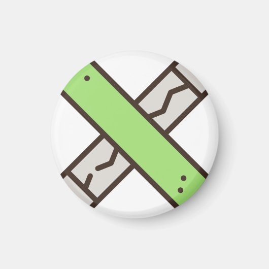 gom magneet (Voorkant)