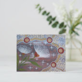 Gom Noten Bloemen Briefkaart (Staand voorkant)