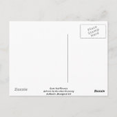 Gom Noten Bloemen Briefkaart (Achterkant)