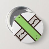 gom ronde button 7,6 cm (Voorkant /achterkant)