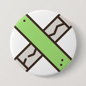 gom ronde button 7,6 cm (Voorkant)