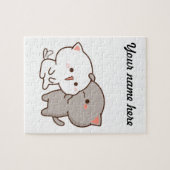 Goma Kisser Peach Puzzle Legpuzzel (Horizontaal)