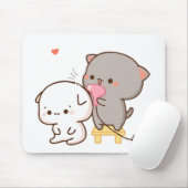 Goma making peach hair Mouse Pads Muismat (Met muis)