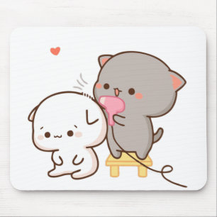 Goma making peach hair Mouse Pads Muismat