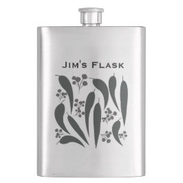 gombladeren en gomnoten heupfles