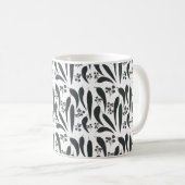 gombladeren en gomnoten koffiemok (Voorkant rechts)