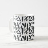 gombladeren en gomnoten koffiemok (Voorkant links)