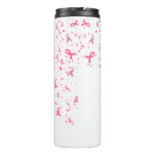 Gome Pink Ribbon Faith Hope & Love White Thermosbeker (Achterkant)