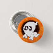 Gomer de spookknop ronde button 3,2 cm (Voorkant /achterkant)