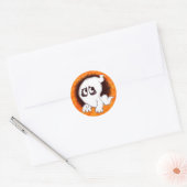 Gomer de spooksticker ronde sticker (Envelop)
