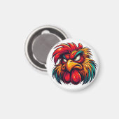 Gomer the Infuriated Rooster Magnet (Voorkant / Achterkant)