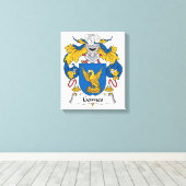 Gomes Family Crest Canvas Afdruk (Insitu (Houten vloer))