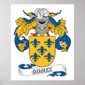 Gomez Family Crest Poster (Voorkant)