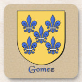 Gomez Family Shield Onderzetter (Voorkant)