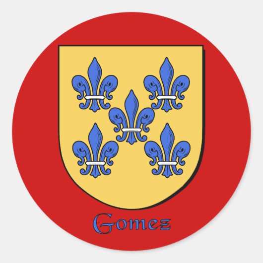 Gomez Family Shield Stickers (Voorkant)