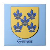 Gomez Family Shield Tegeltje (Voorkant)