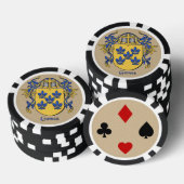 Gomez Heraldic Arms Pokerchips (Opstapeling)