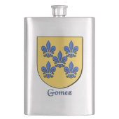 Gomez Heraldic Shield Heupfles (Voorkant)