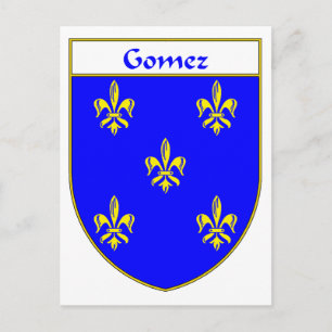 Gomez wapenstilstand/familiecrest briefkaart