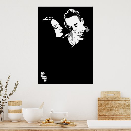 Gomez y Morticia Poster (Keuken)