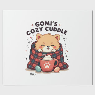 Gomis Cozy Cuddle Vintage Hond Deken Ontwerp Niet Cadeaupapier