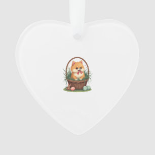 Gomi's Pasen Rommel Vintage Mooie Paashond Vector Ornament