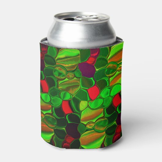 Gomos coloridos com efeito cromado blikjeskoeler (Blikje Voorkant)