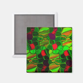 Gomos coloridos com efeito cromado magneet (Voorkant / Achterkant)