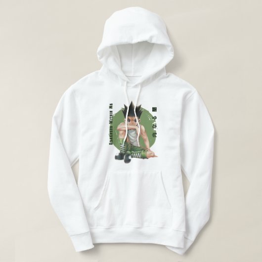 Gon Freecss Duisternis In Mij Anime Hoodie (Design voorkant)