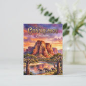 Gonarezhou Nationaal Park Zimbabwe Briefkaart (Staand voorkant)