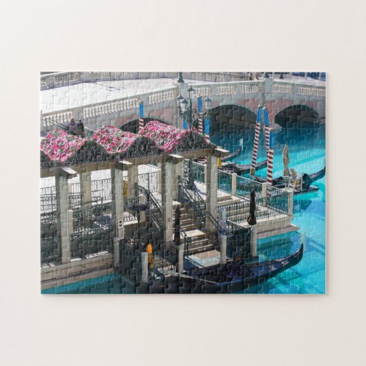 Gondala's in Las Vegas Nevada. Legpuzzel (Horizontaal)