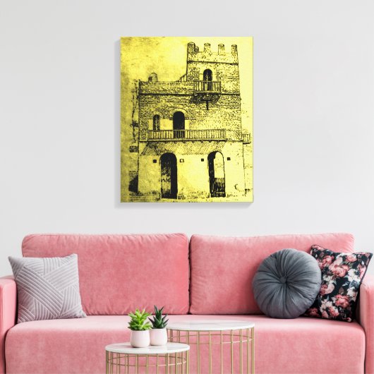 Gondar Canvas Afdruk (Insitu (Woonkamer))