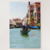 Gondel in Venetië Italië Legpuzzel (Verticaal)