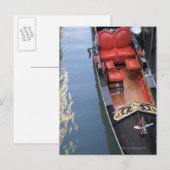 Gondel Venetië Italië Briefkaart (Voorkant / Achterkant)