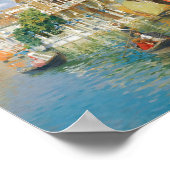 Gondeliers Venetië, Rubens Santoro Poster (Hoek)