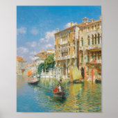 Gondeliers Venetië, Rubens Santoro Poster (Voorkant)