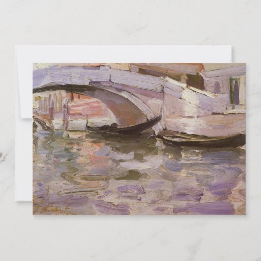Gondels door John Singer Sargent, Impressionisme K (Voorkant)
