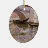 Gondels door John Singer Sargent, Impressionisme K Keramisch Ornament (Rechts)