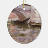 Gondels door John Singer Sargent, Impressionisme K Keramisch Ornament (Links)