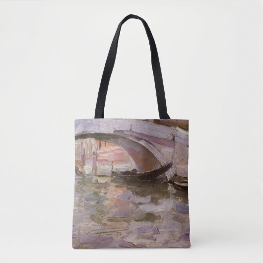 Gondels door John Singer Sargent, Impressionisme K Tote Bag (Voorkant)